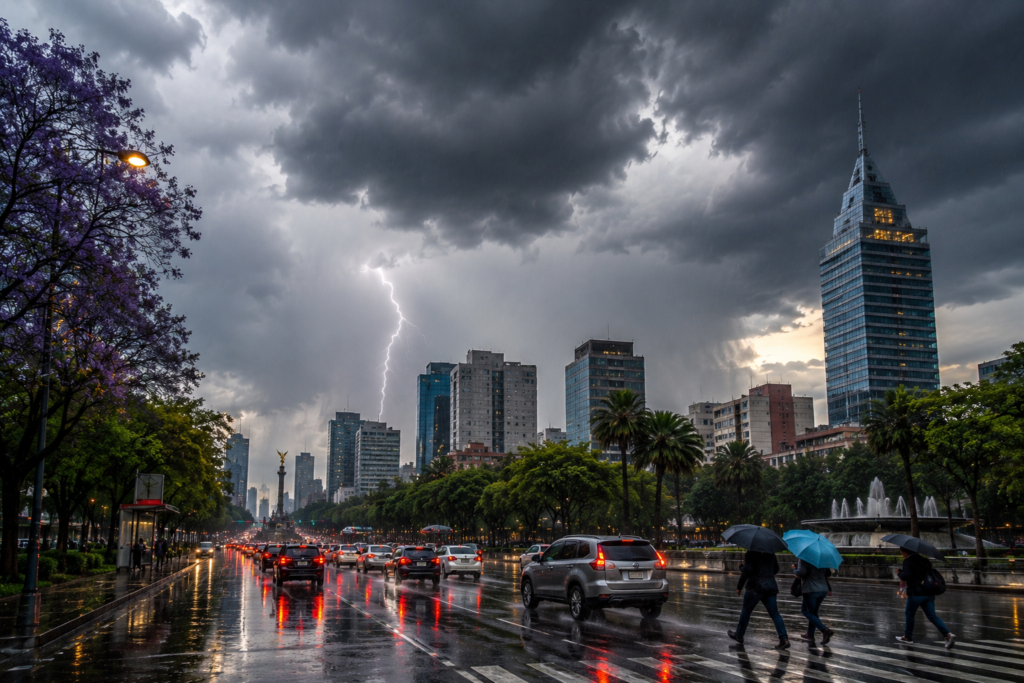 Entre calor y tormentas: así será el clima este martes en la CDMX