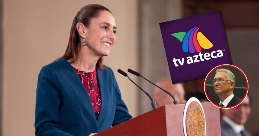 TV Azteca estalla contra Sheinbaum por polémico llamado al boicot