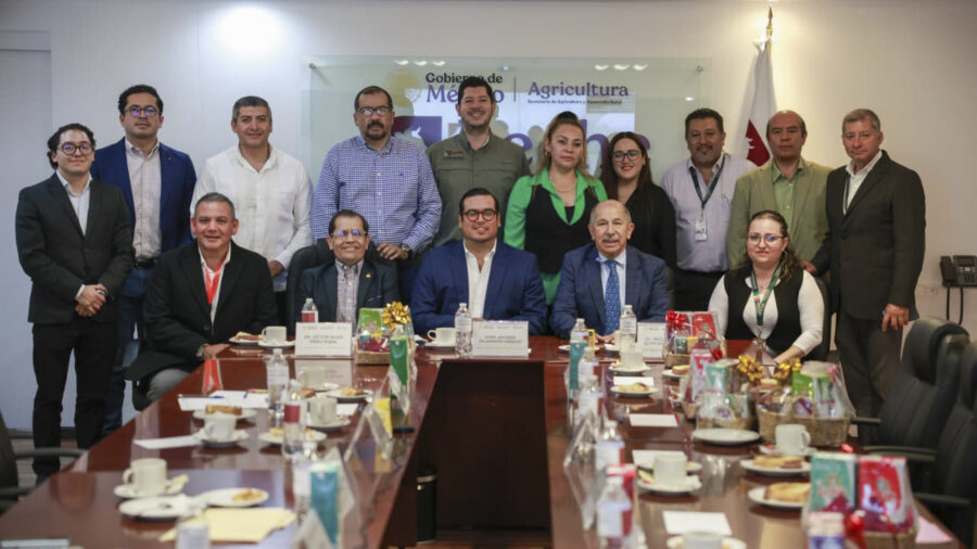 Reunión institucional para el convenio de Leche para el Bienestar e Inafed